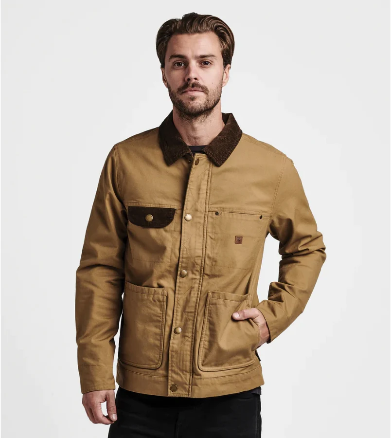 Roark Deckhand Jacket Dark Khaki - Wavegliders