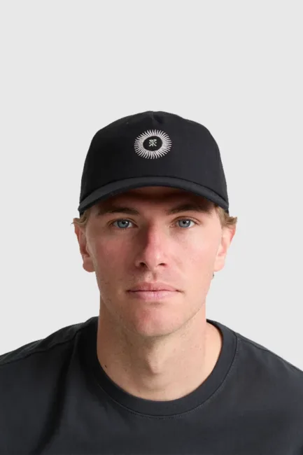 Roark Venture Snapback Hat Black