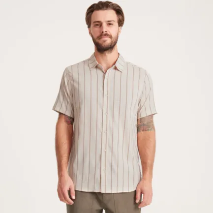 Roark Bless Up Shirt Stripe Bone