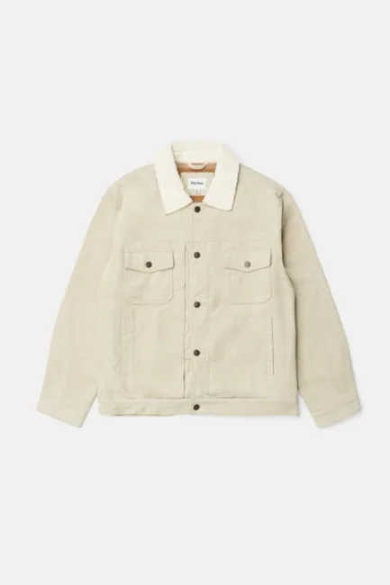 Rhythm Flannel Lined Cord Trucker Oak