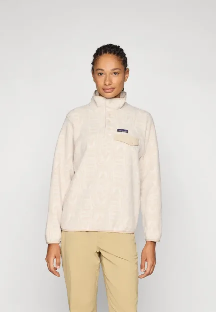 Patagonia W's LW Synch Snap-T P/O Flow/Dyno White