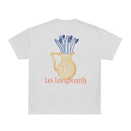 Latitud Fuego AC Les Longboards T-Shirt Ecru