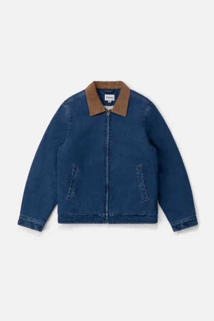 Rhythm Washed Denim James Jacket Blue Wash