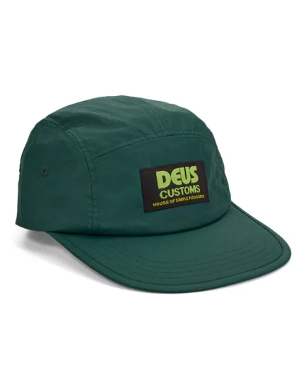 Deus Clement 5 Panel Cap Hunter Green