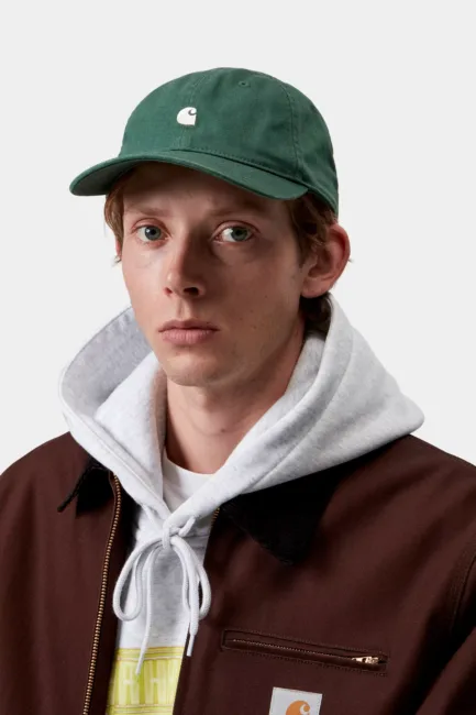 Carhartt WIP Madison Logo Cap Dark Fir/Wax