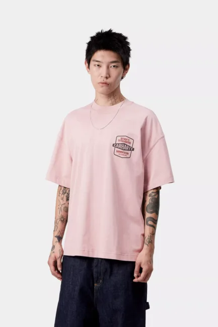 Carhartt WIP S/S Networks T-Shirt Glassy Pink