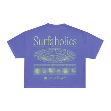 Latitud Fuego WS Tube Crop T-Shirt Violet-S/M