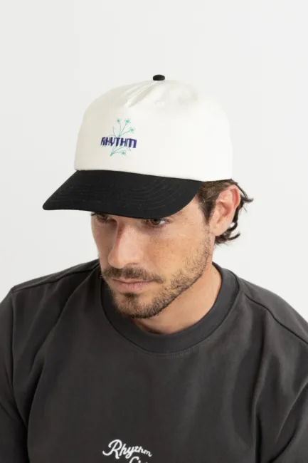Rhythm Arcade Cap Vintage White/Black