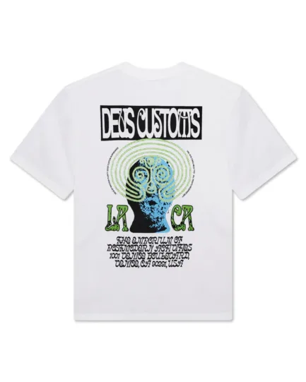 Deus Labyrinth Tee Vintage White