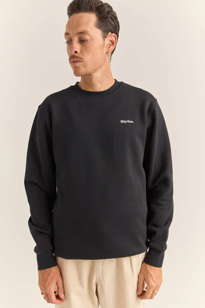 Rhythm Brand Fleece Crew Black