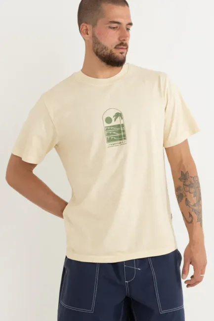 Rhythm Portal Vintage T-Shirt Natural