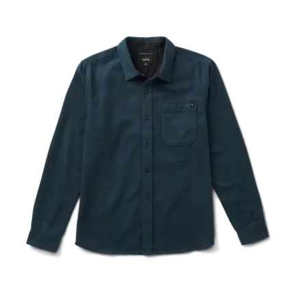 Roark Crossroads Flannel Deep Navy Harringbone