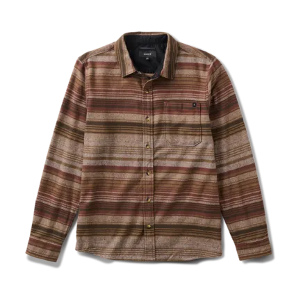 Roark Crossroads Flannel Red Clay Herringbone