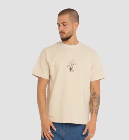 Rhythm Bouquet Vintage SS T-Shirt Natural