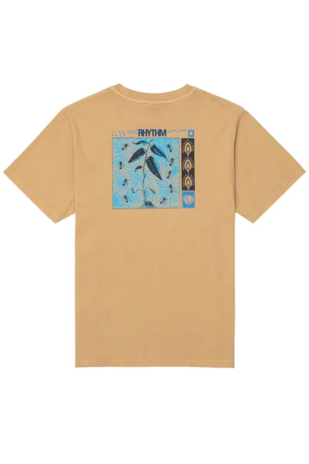 Rhythm Subterranean Vintage SS T-Shirt Macadamia