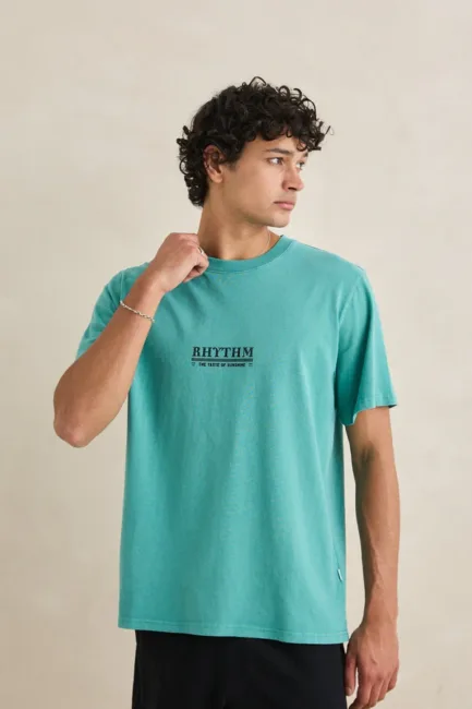 Rhythm Cactus Vintage SS T-Shirt Wasabi