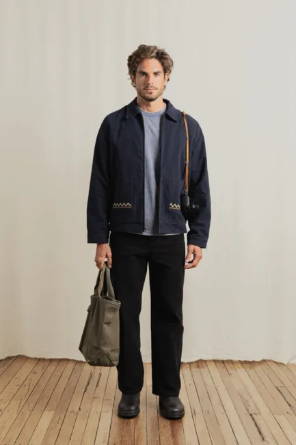 Rhythm Arugam Twill Jacket Midnight Navy