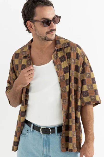 Rhythm Racket Relaxed SS Shirt Ochre