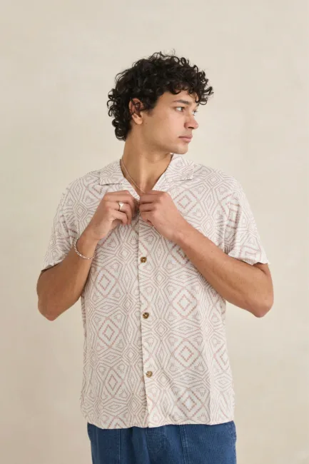 Rhythm Mosaic SS Shirt Tobacco