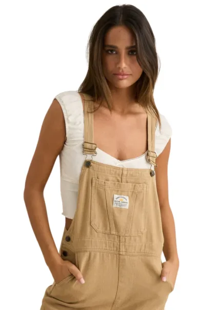 Rhythm Canyon Jumpsuit Sand