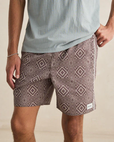 Rhythm Mosaic Heritage Beach Short Latte