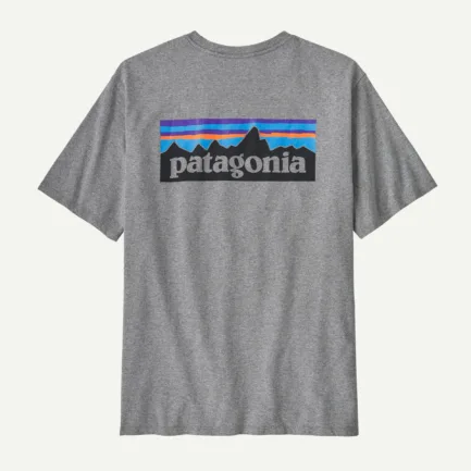 Patagonia M's P-6 Logo Responsibili Tee Gravel Heather