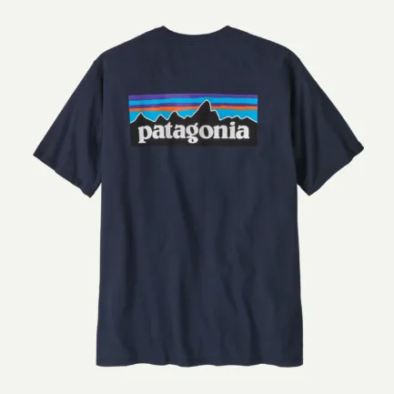 Patagonia M's P-6 Logo Responsibili-Tee New Navy