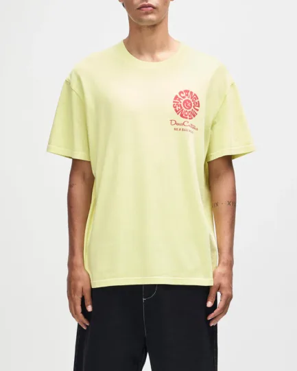 Deus Canggu Adress Tee Canary Yellow