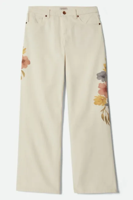 Brixton The Chloe 5 Pocket Pant Washed Timeless Taupe