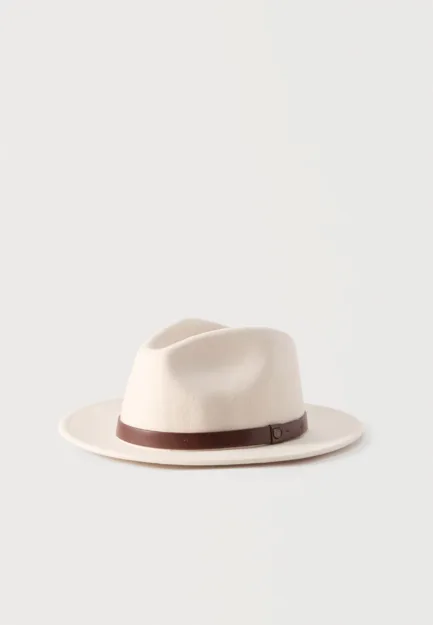 Brixton Messer Fedora Off White