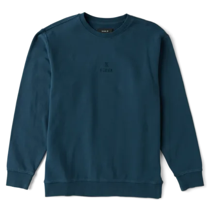 Roark Safe Camp Embroidery Crew Navy
